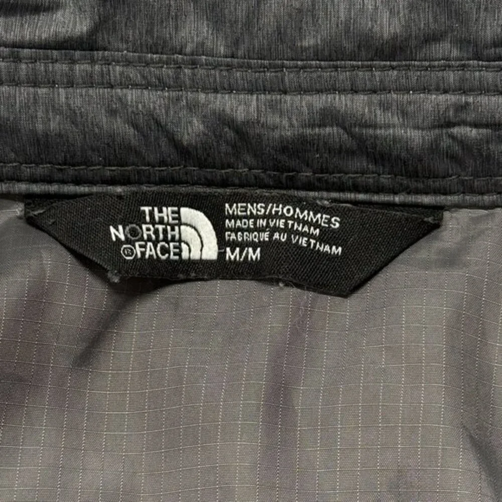 The North Face Lefferts Shacket Shirt Jacket Mens Medium Snap Button Gray Hiking